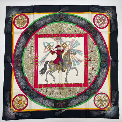 Hermes 150 Years Limited Edition 1987 Carre 90 FEUX D'artifice Fire Of Skill