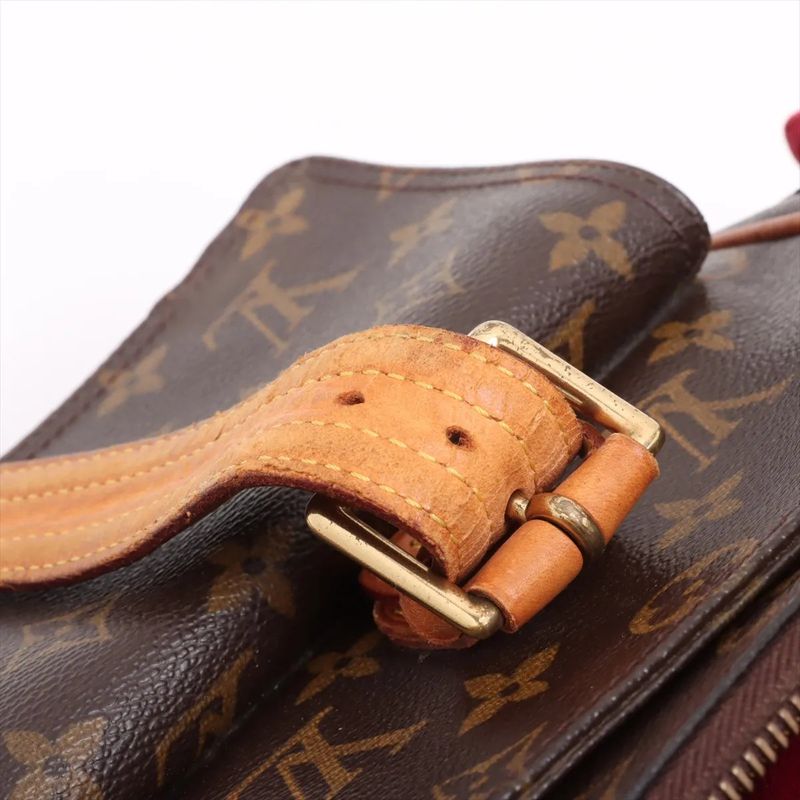 Louis Vuitton Monogram Multipuri Cité M51162 Leather Tote Bag Shoulder Hand