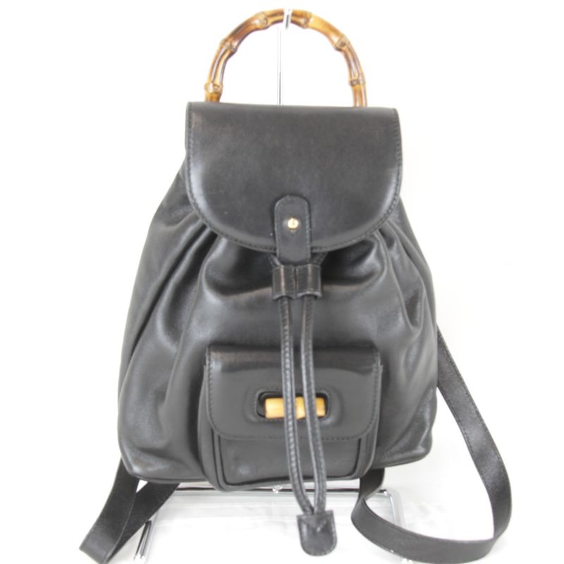 Gucci Bamboo Mini Backpack 003-1705-0030 Backpack Daypack Leather