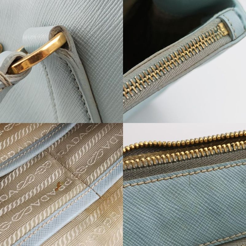 Prada Galleria Blue Saffiano Leather Bn227464