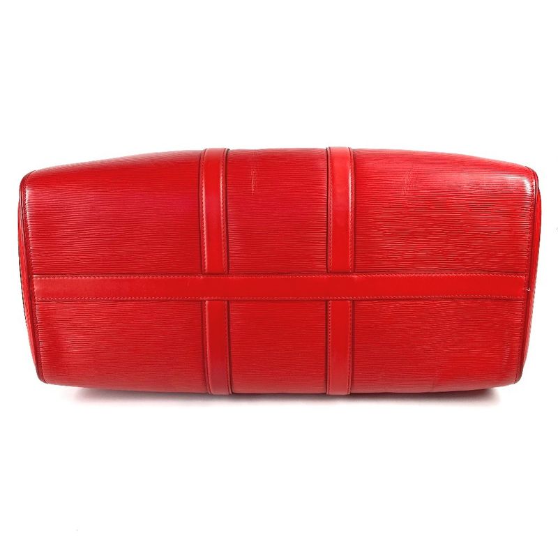 Louis Vuitton Boston Bag Keepall Bandoliere 45 M53419 Epi Leather Red