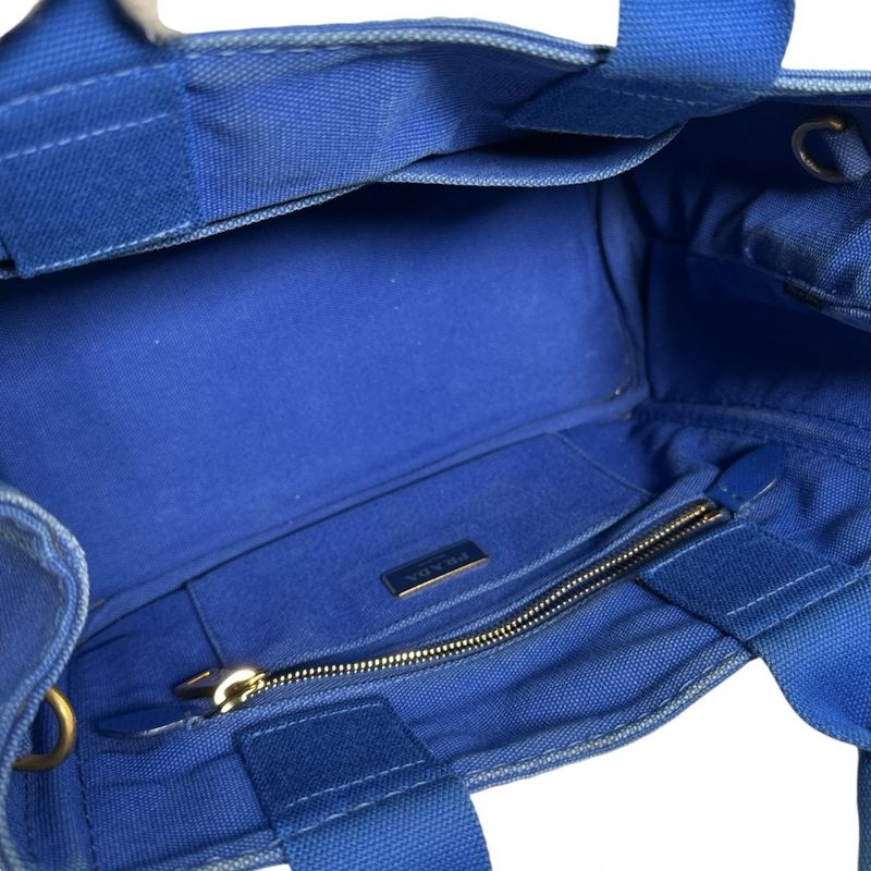 Prada B2439g Shoulder Bag Canapa Tote Mini Tote Bag Prada Blue