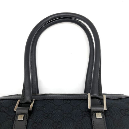 Gucci 0851 GG Canvas Handbag Mini Boston Black Ladies Men  Gift Fashion