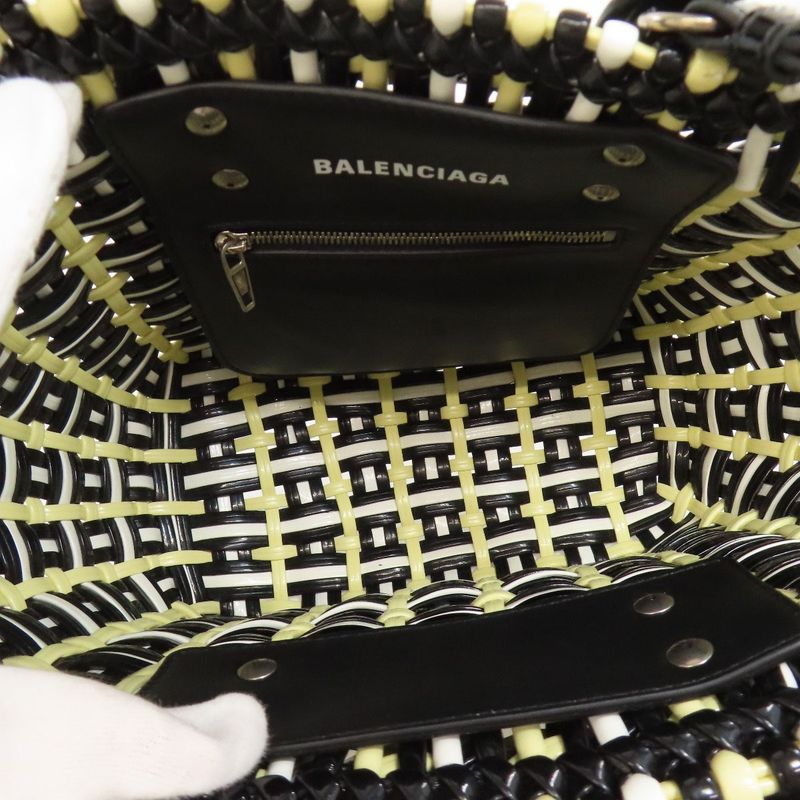 Balenciaga 671342 Bistro XS 2WAY Handbag Enamel Women