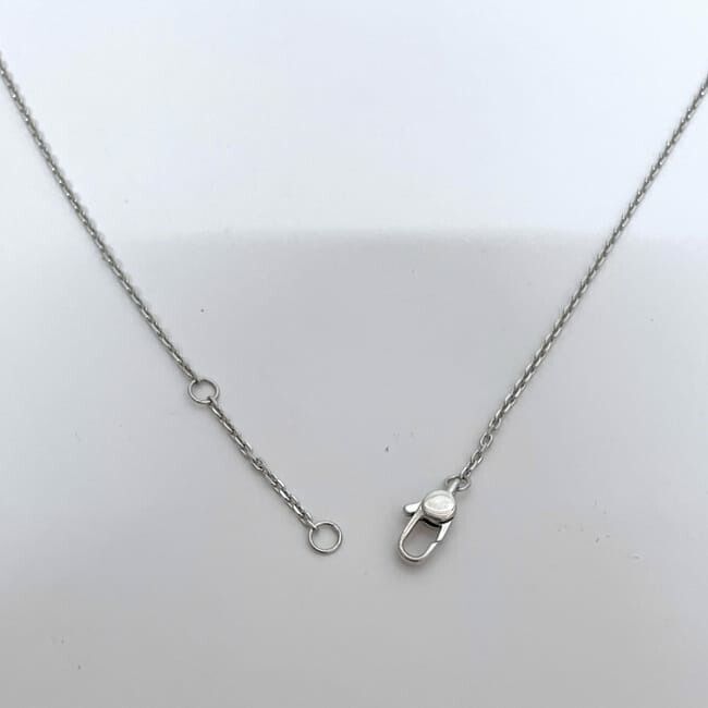 Gucci Clover Necklace Silver Polished Ag 925