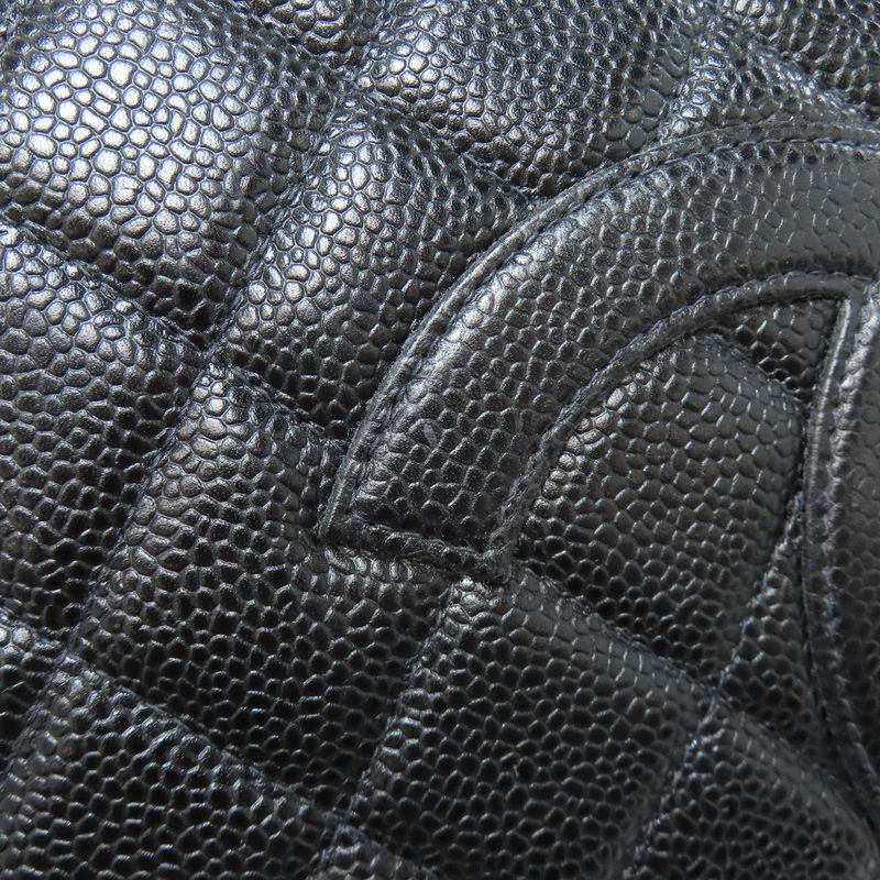 Chanel Matelasse Coco Mark Gold Hardware Boston Bag Grained Calfskin Women