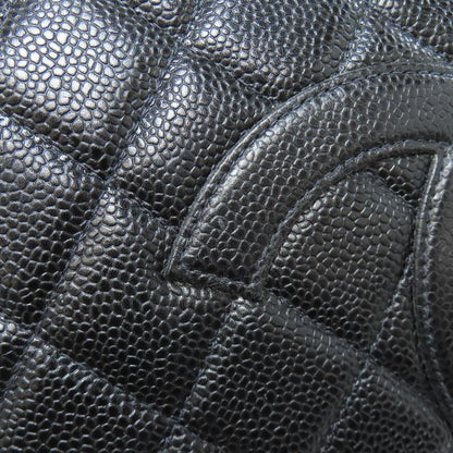 Chanel Matelasse Coco Mark Gold Hardware Boston Bag Grained Calfskin Women