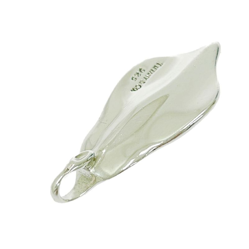 Tiffany & Co Silver Leaf Necklace Top 7.0g 925 Engraved 477584 Pendant Top