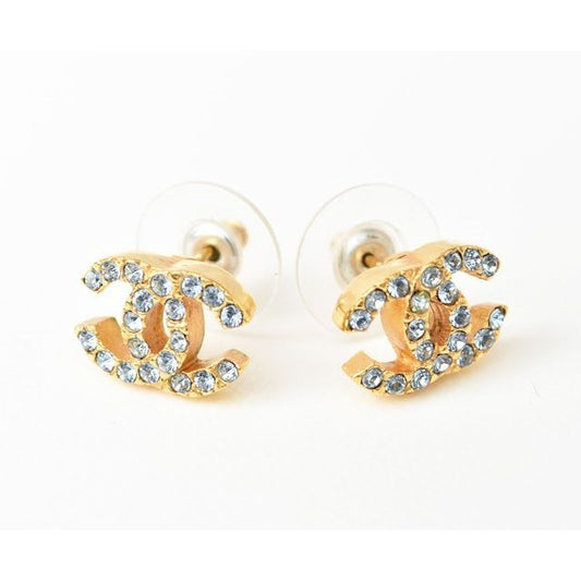 Chanel CC Rhinestones Light Blue