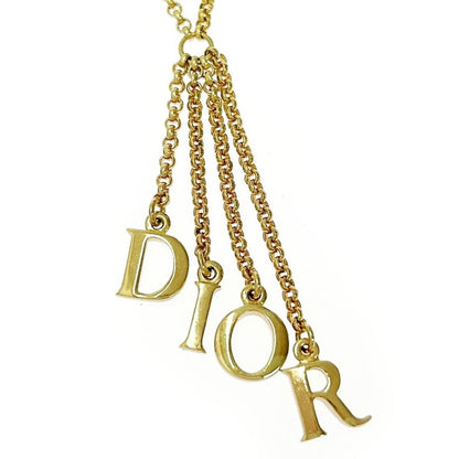 Christian Dior GP Dior Logo Necklace Gold 465413 Necklace