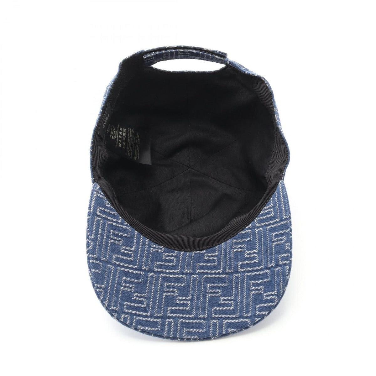 Fendi Cap FF Logo Blue Denim — view 3