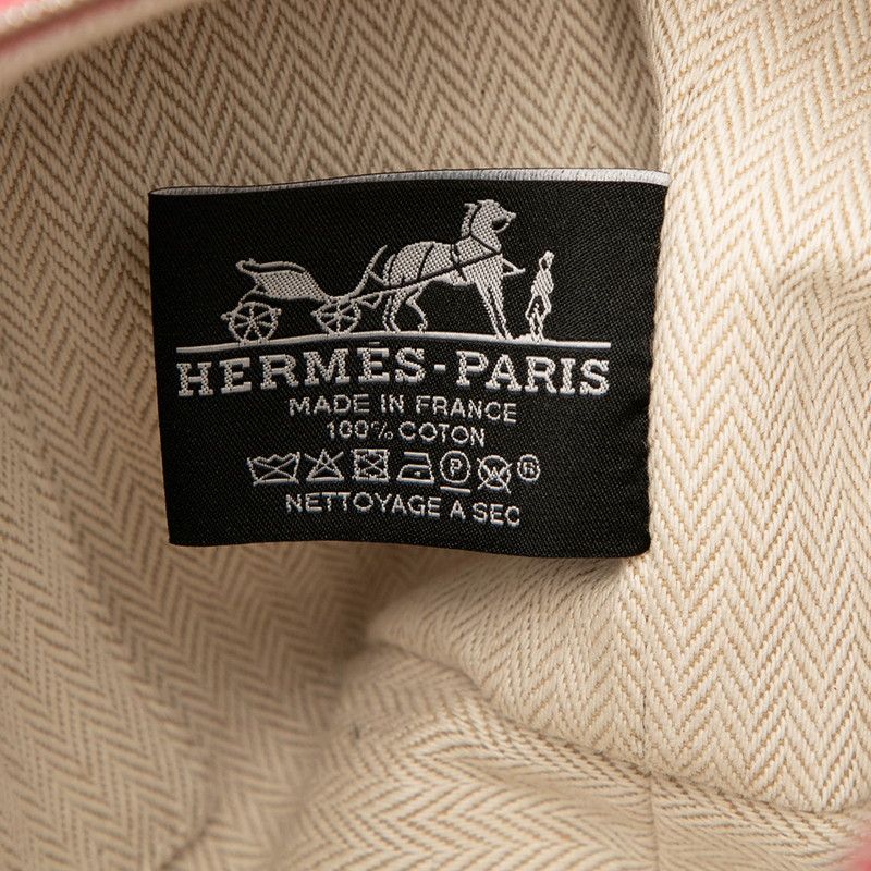 Hermes Brid A Black PM Hibiscus Pinkish Silver Hardware Cotton Women Hermes