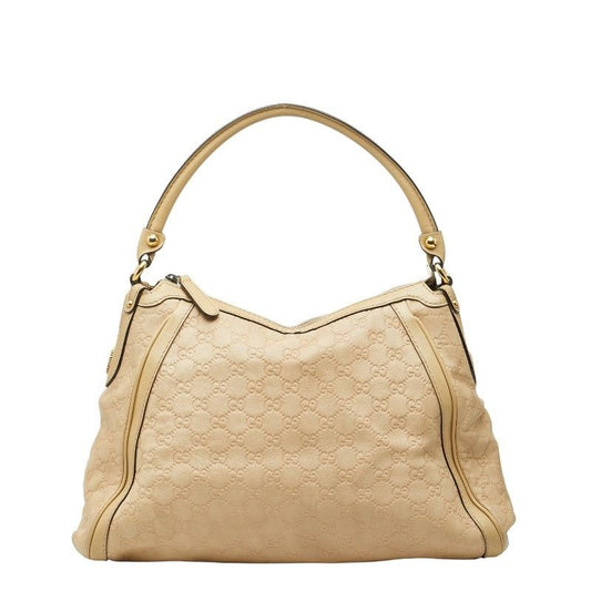 Gucci Guccissima Scarlet Beige Leather