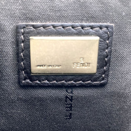 Fendi Shoulder Bag Denim Blue Gold Hardware Women