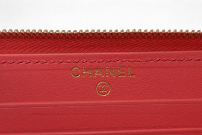 Chanel Wallet Round Zipper Chanel 19 Small Zip Wallet Pink Gold Hardware Ap0948