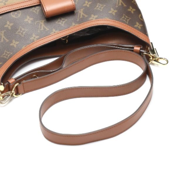 Louis Vuitton M45195 Monogram Reverse Shoulder Bag Hobo Dauphine MM Shoulder