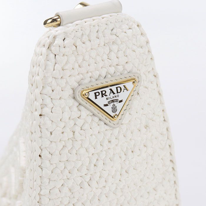 Prada 1bh190 Crossbody Shoulder Bag Raffia Women