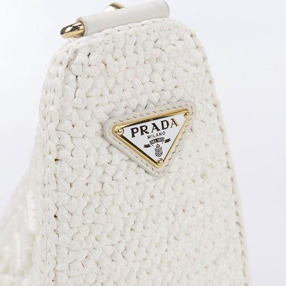 Prada 1bh190 Crossbody Shoulder Bag Raffia Women