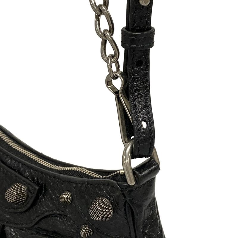 Balenciaga Shoulder Bag Le Cagor 695814 Black Chain Shoulder/mini Bag Lambskin
