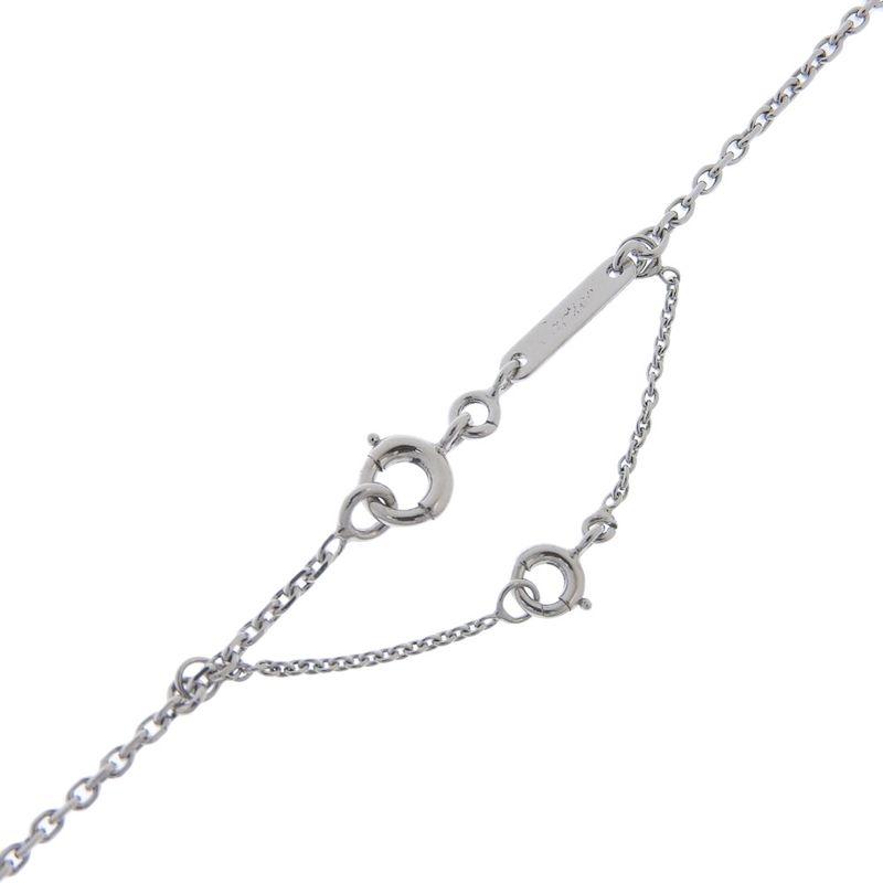 Cartier C Heart 18kwhite Gold With Diamonds Ladies 5.5g Necklace