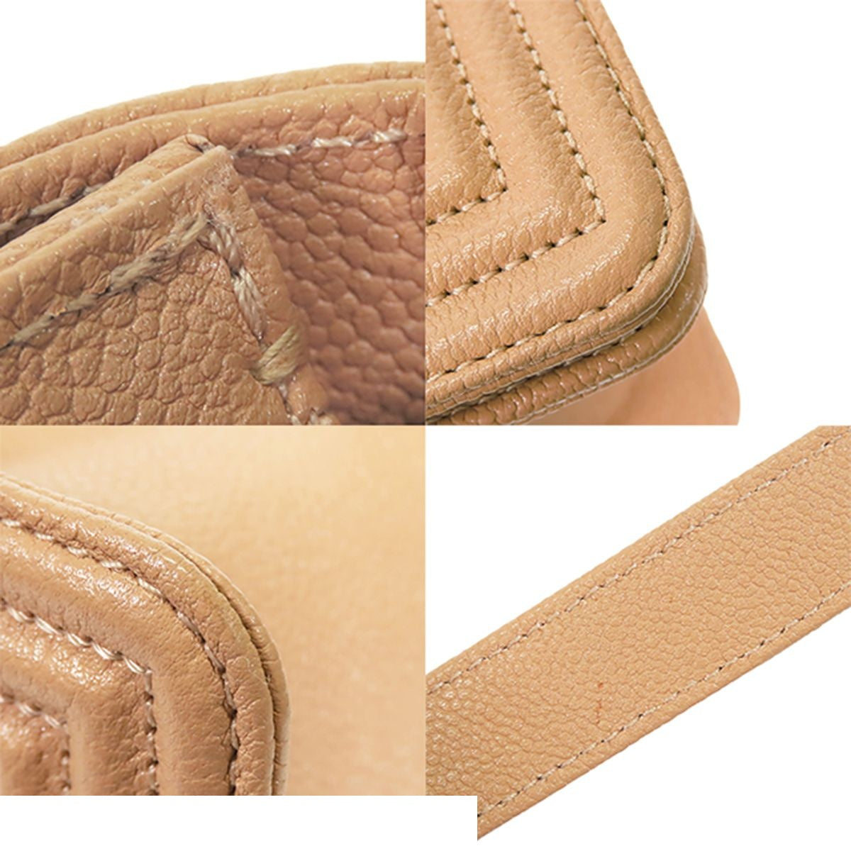 Chanel Boy Beige Gold Caviar Leather Mini Chain Stitch 15 Shoulder Bag — view 7