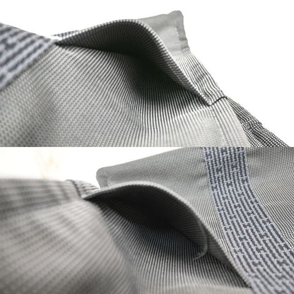 Hermes Her Line MM Hand Tote Bag Canvas Gray 38ka972