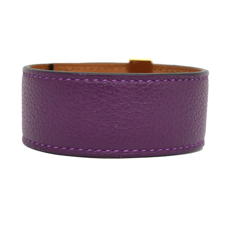 Hermes Collier De Chien 24 Bracelet Anemone Gold Hardware T2 Eva Color