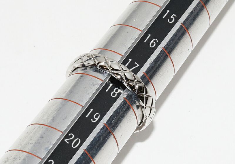 Chanel Ring Pt950 Coco Cush Ring Medium Model J11116