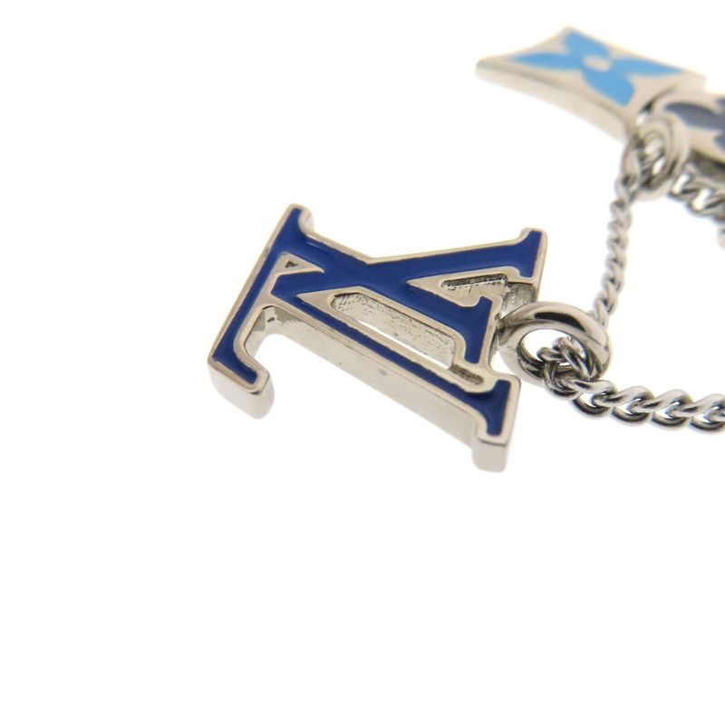 Louis Vuitton M00917 Monogram Pendant - LV Instinct Enamel Necklace Metal Ladies