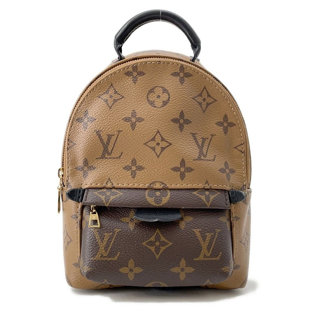 Louis Vuitton Backpack Monogram Reverse Palm Spring Mini Noir Black