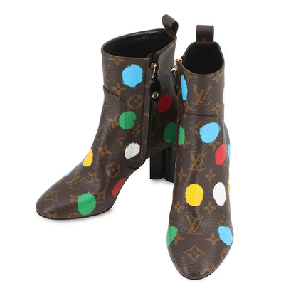 Louis Vuitton Boots LV Yk Silhouette Line Ankle 36 Short