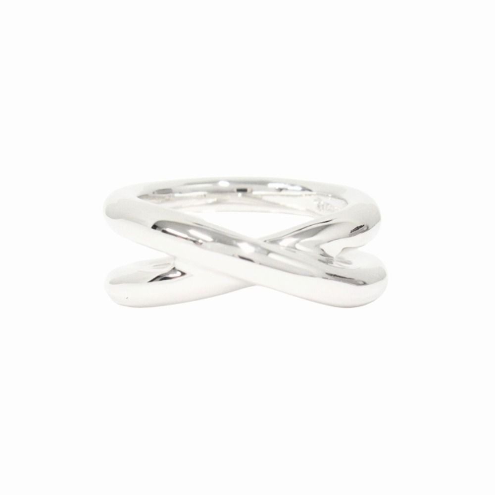 Tiffany & Co Polished Cross Ring Silver