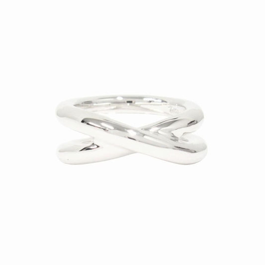 Tiffany & Co Polished Cross Ring Silver