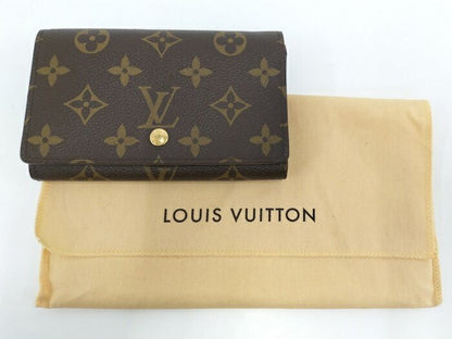 Louis Vuitton Portmonnais Bietresole Fold Wallet Monogram Brown M61730