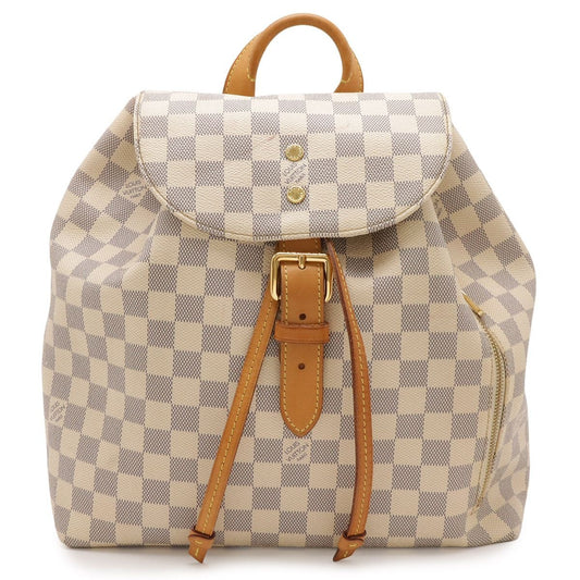 Louis Vuitton Damier Azur Sperone Backpack Shoulder Bag