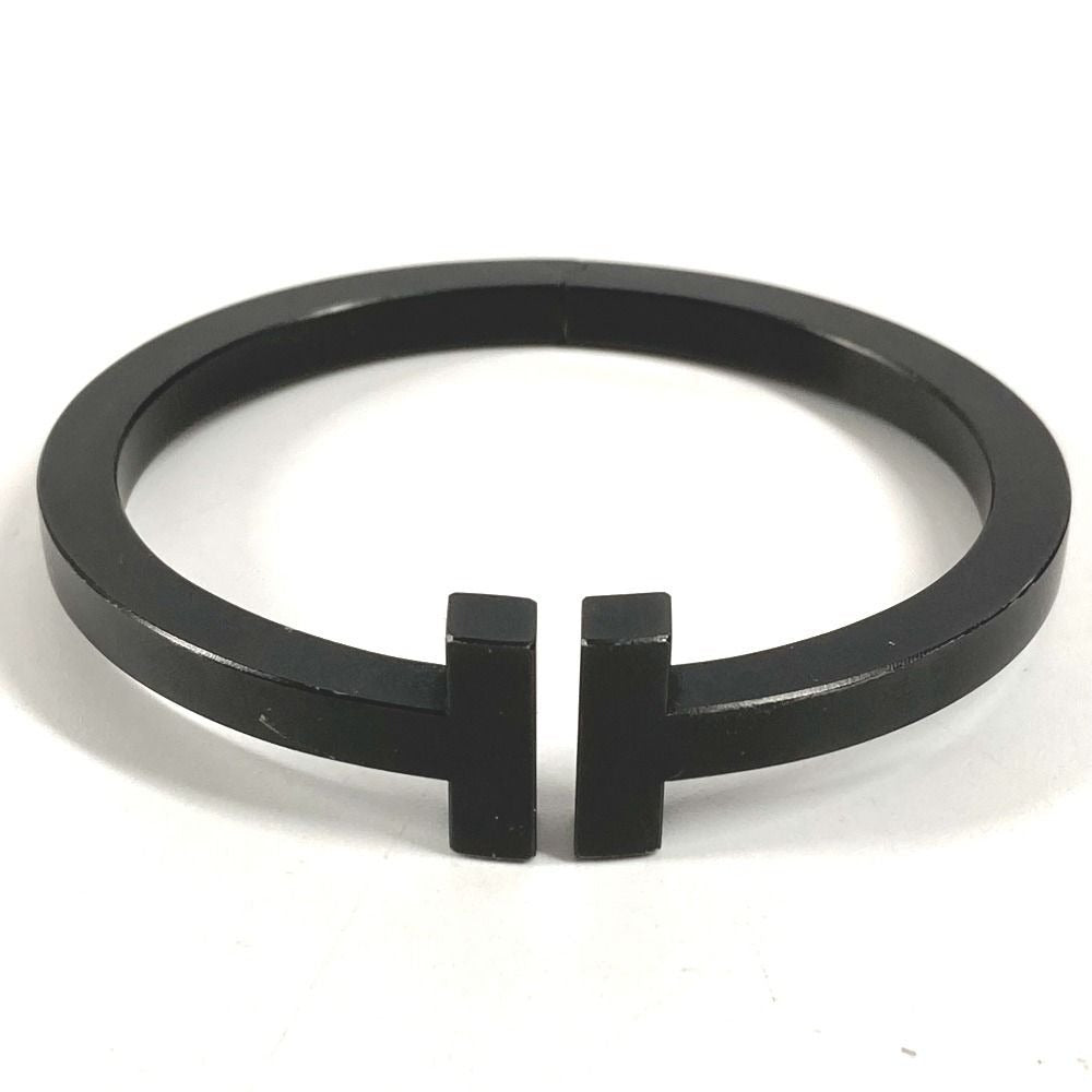 Tiffany & Co. Bracelet T Square Bangle SS Black