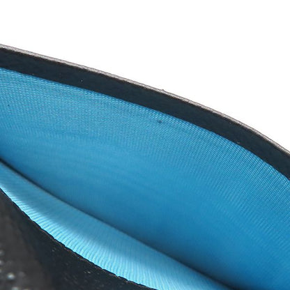 Bvlgari Card Case Bvlgari Man Leather Black Silver Hardware Black Card Holder