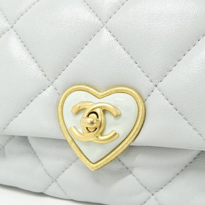 Chanel Shoulder Bag Blue — view 4