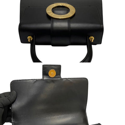 Celine Circle Logo Hardware Calf Leather