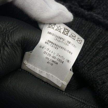Louis Vuitton Monogram Shear Ring Crewneck Sheepskin Mouton Men's S