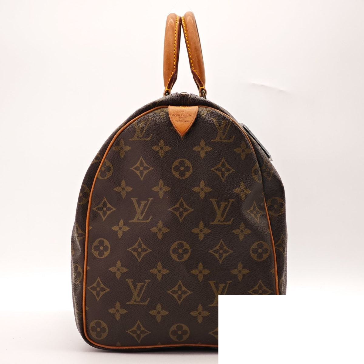 Louis Vuitton Speedy 40 Bag Handbag Brown Padlock Key — view 4