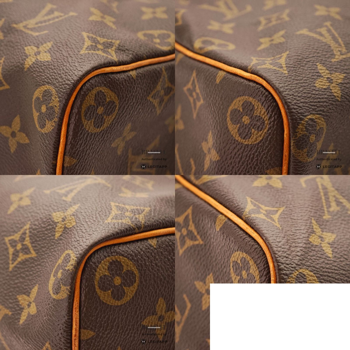 Louis Vuitton Speedy 40 Bag Handbag Brown Padlock Key — view 7