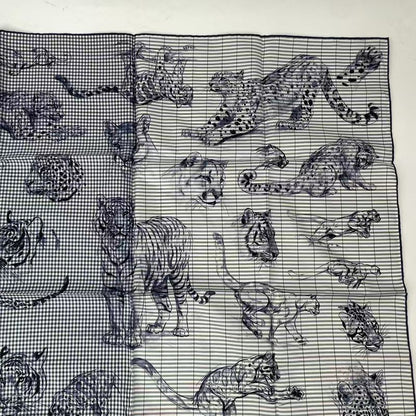 Similar Hermes Carre 90 Silk Scarf Dans L'atelier De Robert Dalet's Atelier Blue