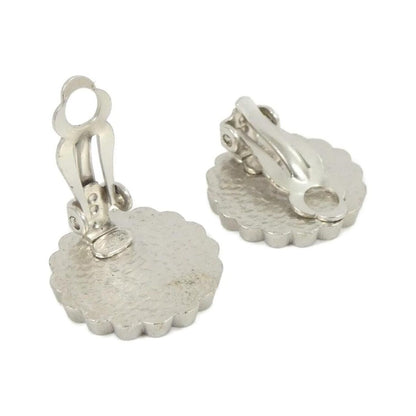 Chanel Vintage Earrings Silver — view 3