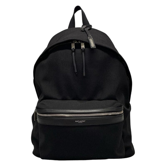 Saint Laurent Paris Backpack Sac City Backpack 534967 Black Leather