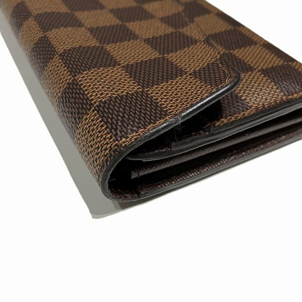 Louis Vuitton Damier Portefeuille Sarah N63209 Long Wallet Unisex