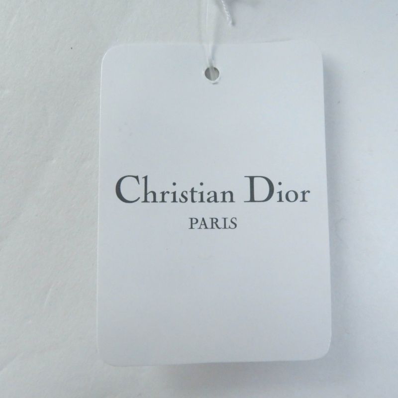 Christian DIOR 21dch918i100 Wool Silk Oblique Cap Dark Navy 57 Made In Italy