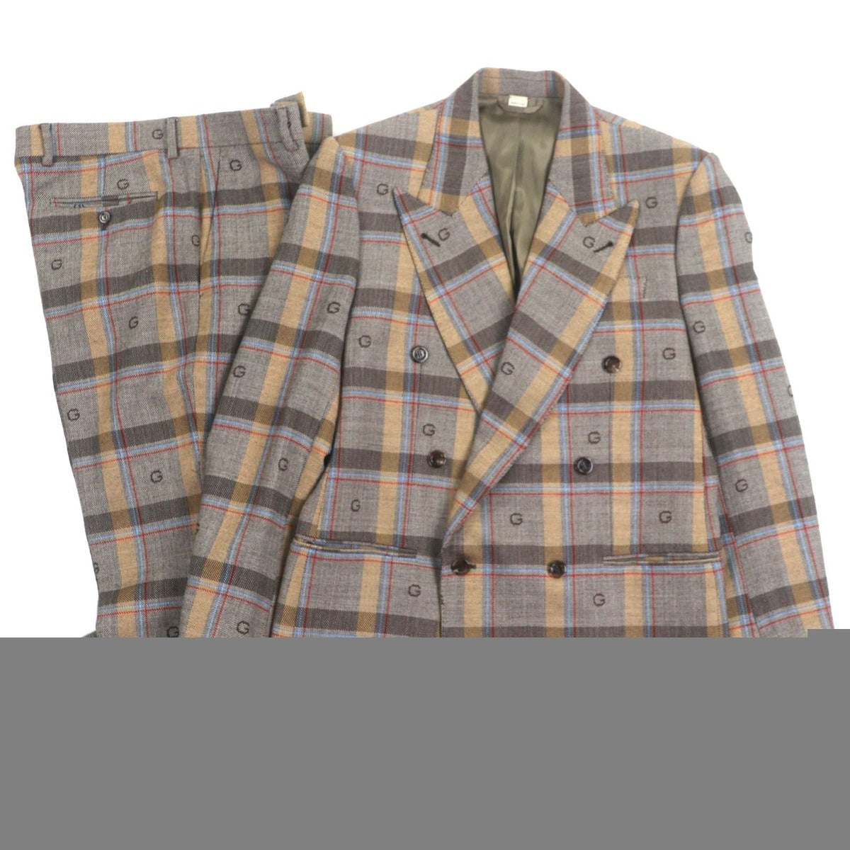 Gucci 100% Wool GG Pattern