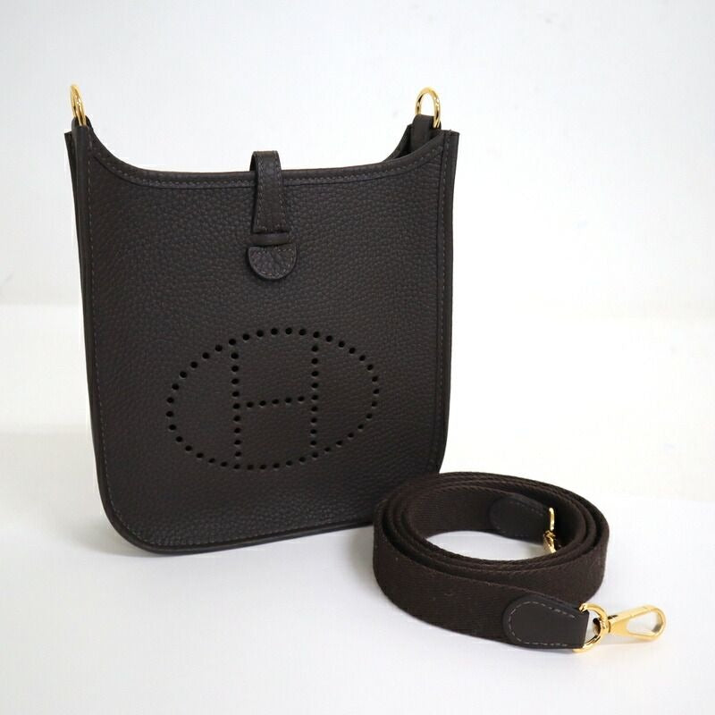 Hermes Evelyne 16 TPM Amazon Dark Brown Taurillon Clemence Handbag