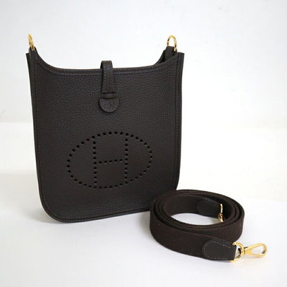 Hermes Evelyne 16 TPM Amazon Dark Brown Taurillon Clemence Handbag